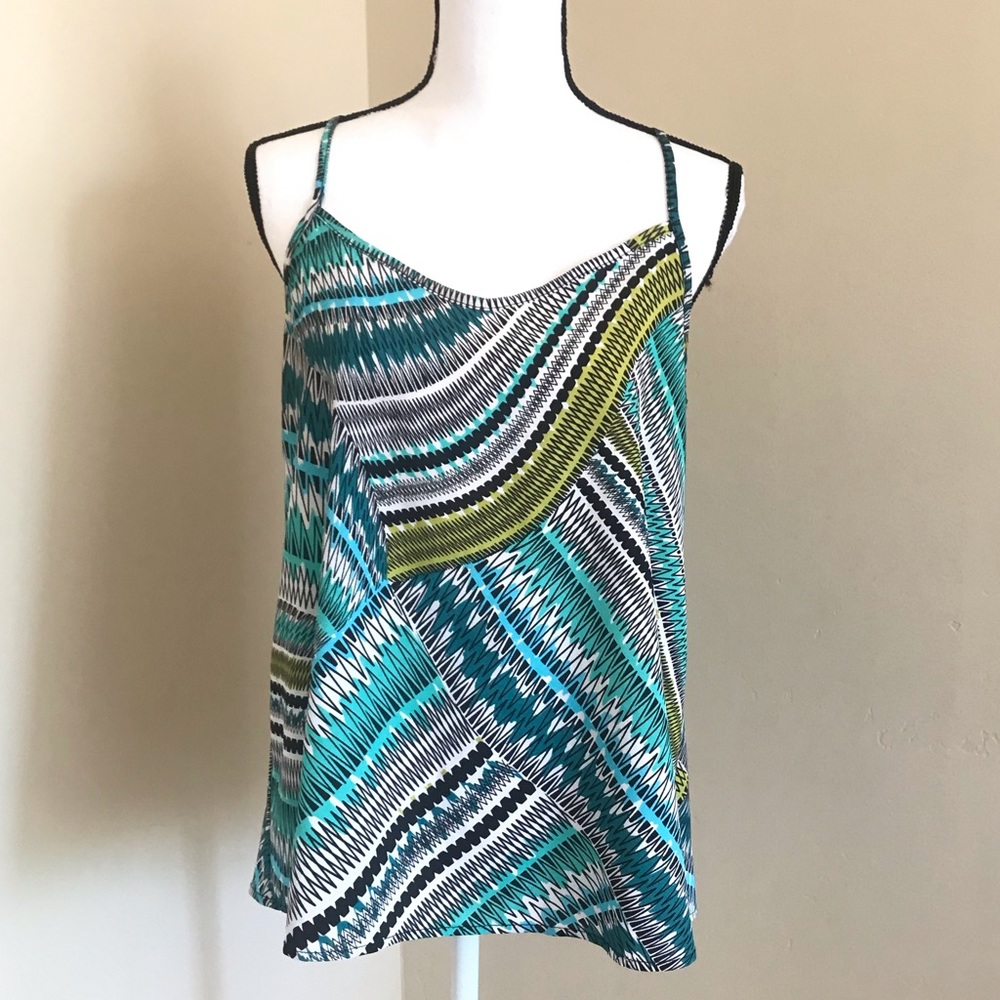 ❤️5/25 NECESSARY OBJECTS Multi Colored Shirt Top M